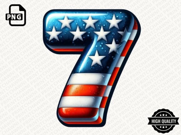 Download 4th of July Number Clipart PNG - Premium Resources