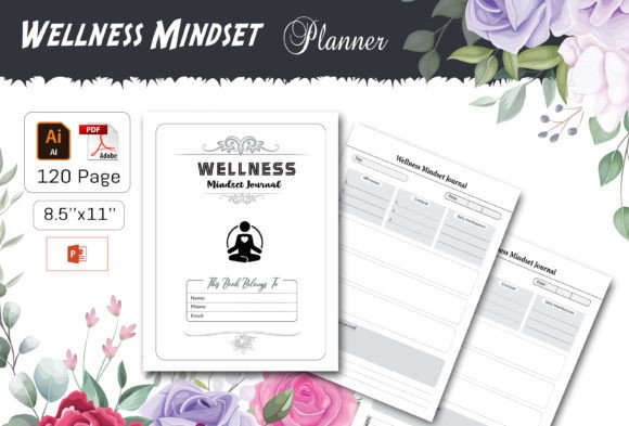 Download Wellness Mindset Journal – KDP Interior - Wellness mindset Collection