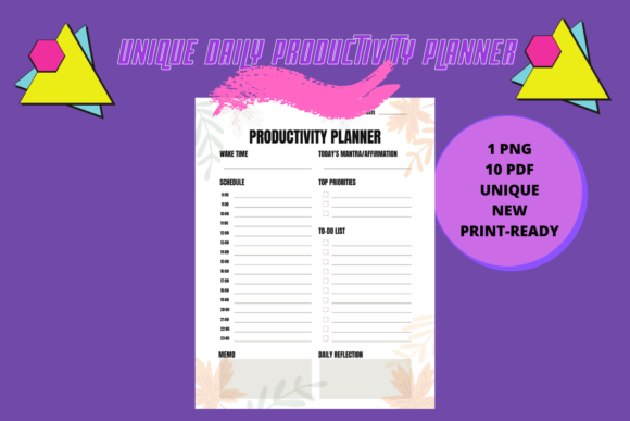 Download UNIQUE PRODUCTIVITY DAILY PLANNER - Productivity Collection