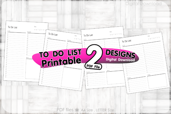 Download Productivity Weekly to-Do List Printable - Productivity Collection